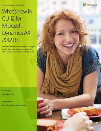 What’s new in CU 12 for Microsoft Dynamics AX 2012 R3