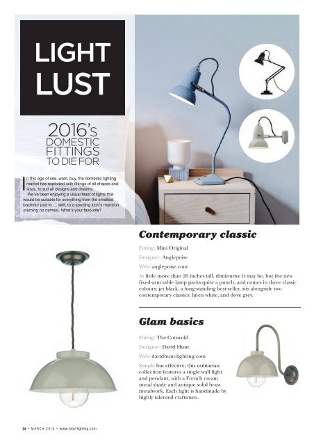 Total Lighting - March 2016
