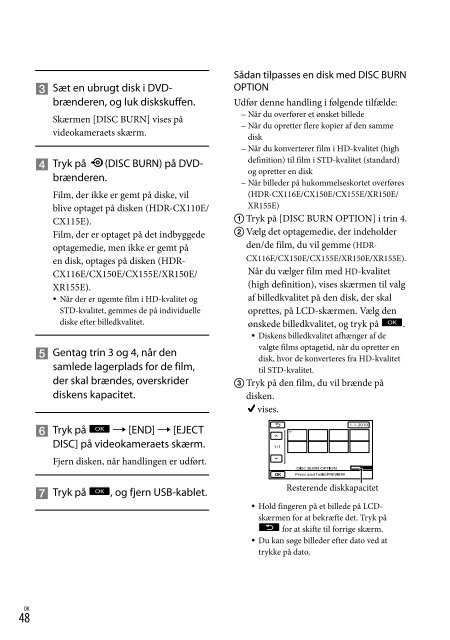 Sony HDR-CX116E - HDR-CX116E Istruzioni per l'uso Svedese