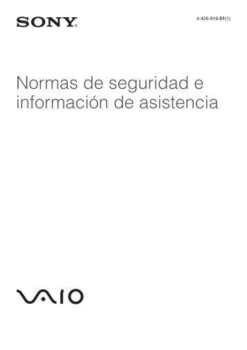 Sony SVS1311R9E - SVS1311R9E Documenti garanzia Spagnolo