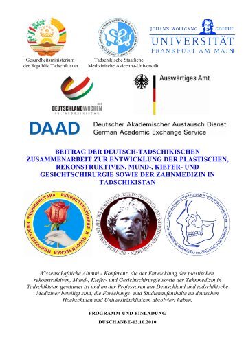 beitrag der deutsch-tadschikischen zusammenarbeit zur - DAAD