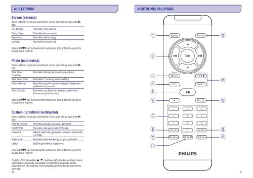 Philips Lecteur DVD portable - Mode d&rsquo;emploi - LIT