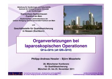 Philipp-Andreas Hessler, Björn Misselwitz Organverletzungen ... - SQG