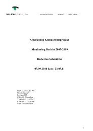 Oberallmig Klimaschutzprojekt Monitoring Bericht 2005-2009 ...