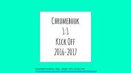 Chromebook  1-1  Kick Off