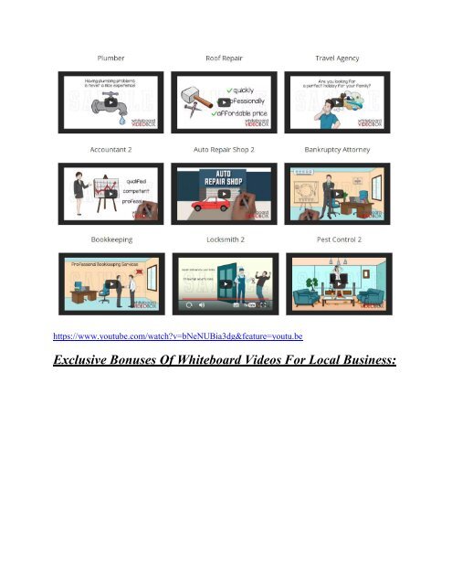 Whiteboard Videos For Local Business review and (FREE) $12,700 bonus-- Whiteboard Videos For Local Business Discount