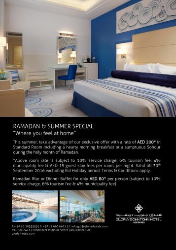 Opening Package  Flyer - Corporate Summer Offer