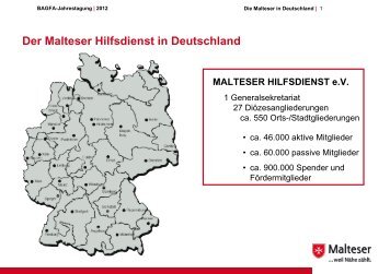 Der Malteser Hilfsdienst in Deutschland