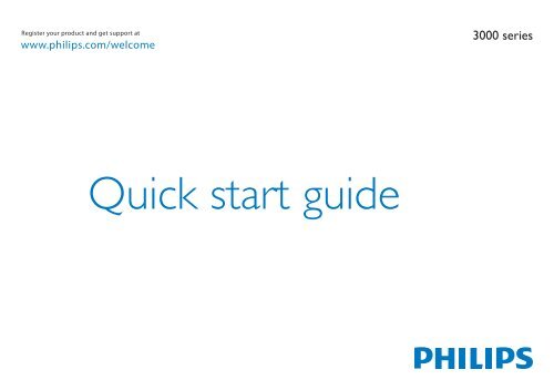 Philips 3000 series TV LCD - Guide de mise en route - LIT