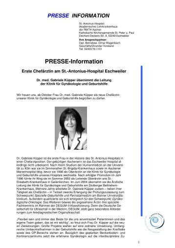 PRESSE-Information