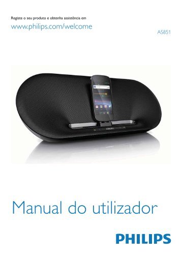 Philips Station d'accueil avec BluetoothÂ® - Mode dâemploi - POR