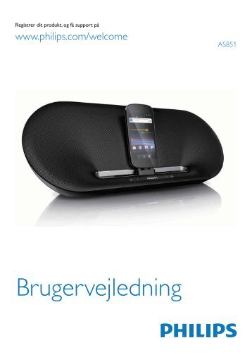 Philips Station d'accueil avec BluetoothÂ® - Mode dâemploi - DAN