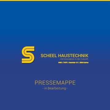 Scheel Pressemappe