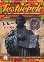 Testvérek Gyülekezeti Hírlevél 2016. szeptember-oktober