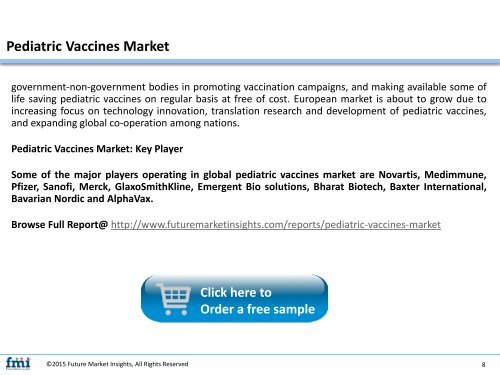 Pediatric Vaccines Market