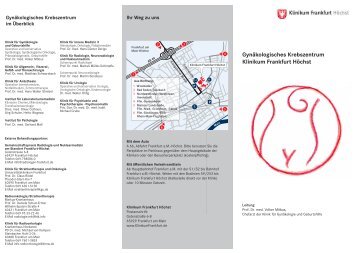 Download Flyer als PDF - Klinikum Frankfurt Hoechst