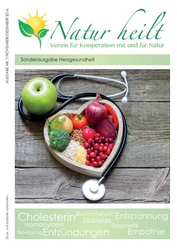 Natur heilt Magazin - Sonderausgabe Herzgesundheit