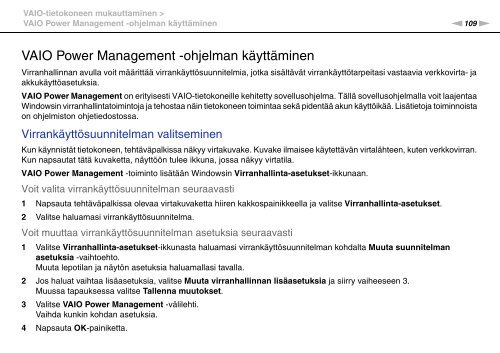 Sony VGN-AW3ZRJ - VGN-AW3ZRJ Istruzioni per l'uso Finlandese