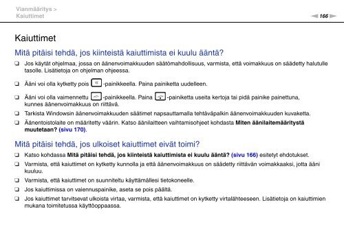 Sony VGN-AW3ZRJ - VGN-AW3ZRJ Istruzioni per l'uso Finlandese