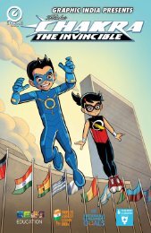 A comic about The Global Goals and Sanitation for World's Largest Lesson India featuring Chakra the Invincible and Mighty Girl 