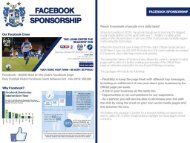 SOCIAL MEDIA SPONSORSHIP