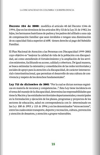 Libro Discapacidad de Colombia