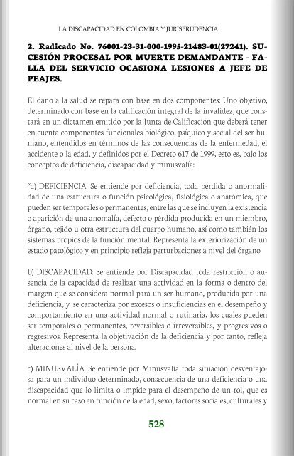 Libro Discapacidad de Colombia