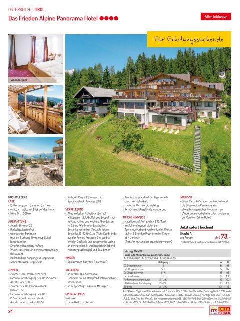 ITS Billa Reisen Sommerkatalog 2017 - Best of Autoreisen 