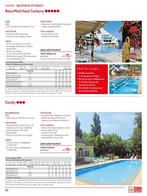 ITS Billa Reisen Sommerkatalog 2017 - Best of Autoreisen 