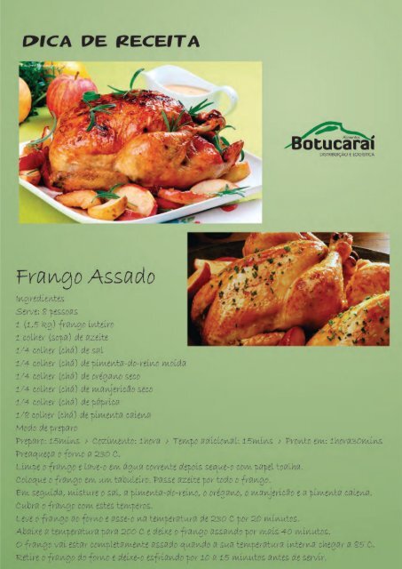 Catálogo de produtos Botucarai Alimentos