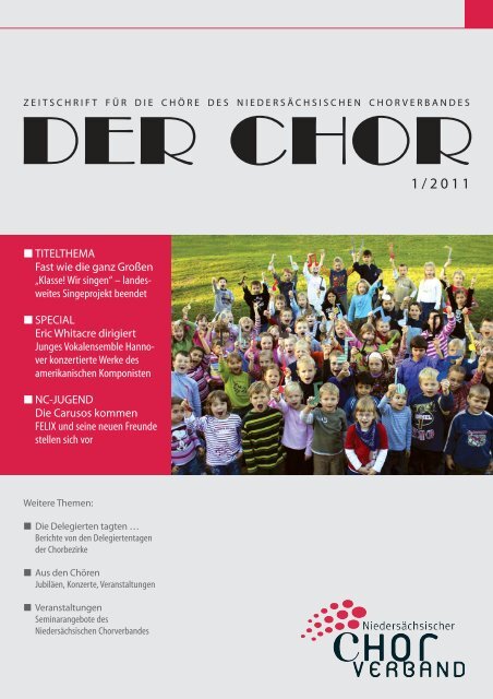 DER CHOR 1/2011