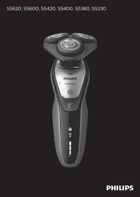 Philips AquaTouch Rasoir &eacute;lectrique rasage &agrave; sec ou sous l'eau - Mode d&rsquo;emploi - CFR
