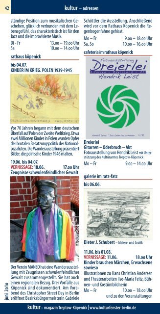 am 21.August 2010 - Schock Verlag