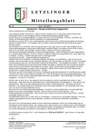 Mitteilungsblatt Nr 31 - Letzlingen