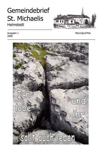 Gemeindebrief 08 / 1 - St. Marienberg