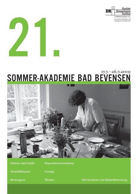 Sommer-AkAdemie BAd BevenSen - Gustav Stresemann Institut ...