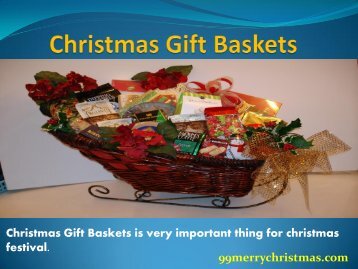 Christmas Cookie Gift Baskets