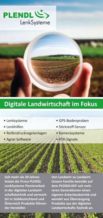 Flyer Plendl LenkSystem