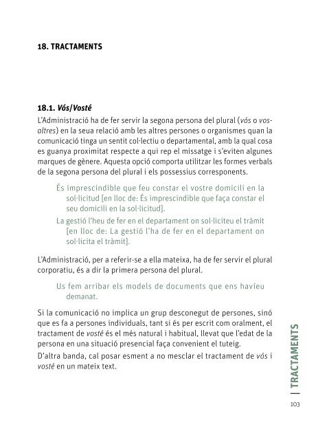 CRITERIS LINGÜÍSTICS DE L’ADMINISTRACIÓ DE LA GENERALITAT