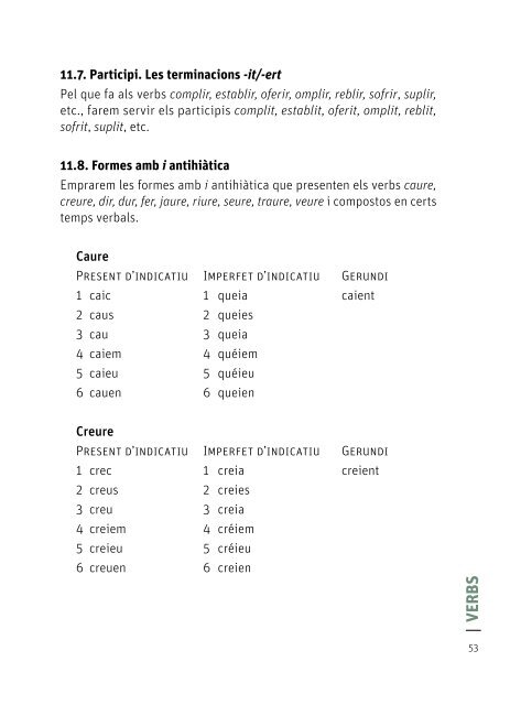 CRITERIS LINGÜÍSTICS DE L’ADMINISTRACIÓ DE LA GENERALITAT