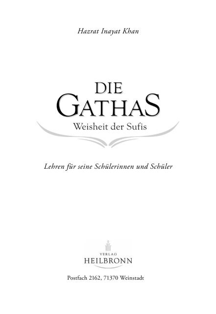 Die Gathas - Weisheit der Sufis von Hazrat Inayat Khan (Leseprobe)