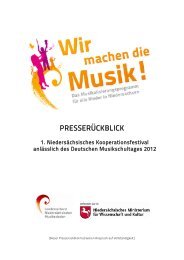 Presserückblick_Kooperationsfestival - Wir machen die Musik