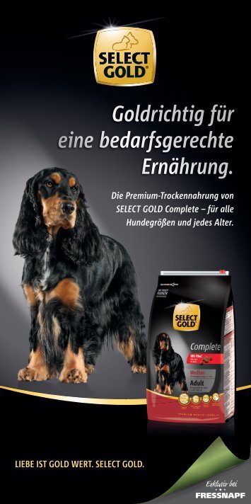 Select Gold Trockennahrung für den Hund