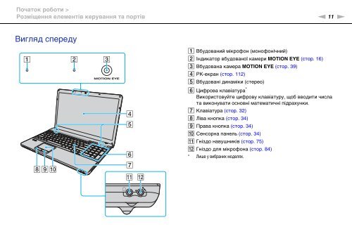 Sony VPCEB3L9E - VPCEB3L9E Istruzioni per l'uso Ucraino