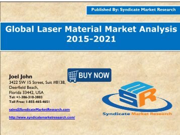 Global Laser Material Market Analysis 2015-2021
