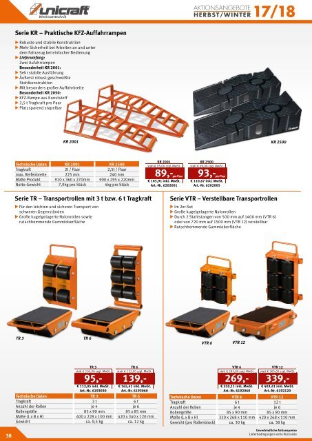 UNICRAFT Aktionskatalog