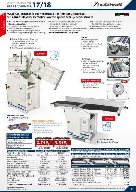 HOLZKRAFT Aktionskatalog