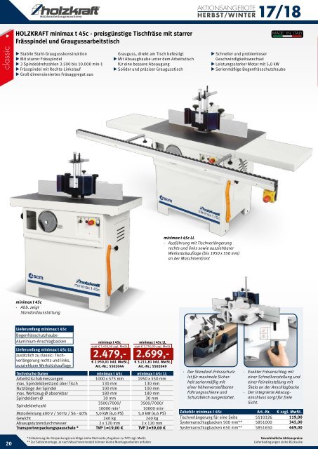 HOLZKRAFT Aktionskatalog