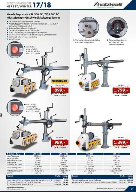 HOLZKRAFT Aktionskatalog