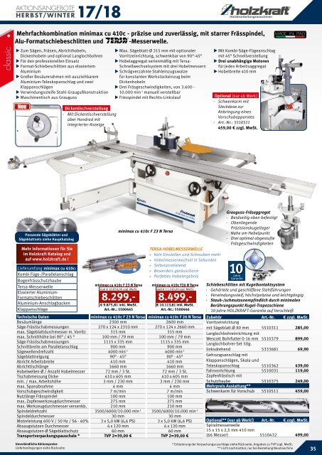 HOLZKRAFT Aktionskatalog